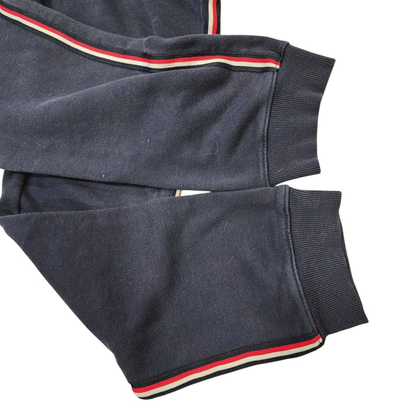 Tommy Hilfiger Kids Navy Jogger Sweatpants Logo Stripe Size 6 - Picture 5 of 7